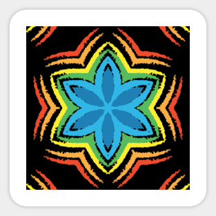 Rainbow Abstract Gay Prid eLGBT Sticker